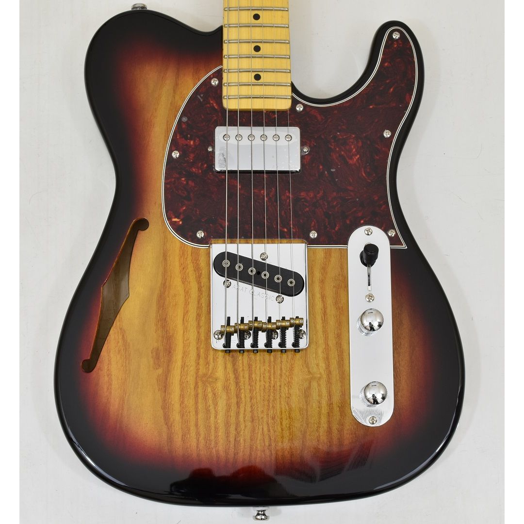 G&L Tribute ASAT Classic Bluesboy Semi-Hollow Guitar 3-Tone Sunburst B