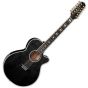 Takamine TSP158C-12 SBL 12 String Acoustic Electric Guitar See Thru Black Gloss sku number TAKTSP158C12SBL
