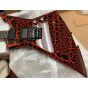 Schecter Balsac E-1 FR Electric Guitar in Black Orange Crackle sku number SCHECTER1559