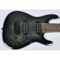 Ibanez S8QM-TGB S Series 8 String Electric Guitar in Transparent Gray Burst Finish sku number S8QMTGB