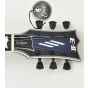 ESP E-II Eclipse QM Guitar Reindeer Blue B-Stock 61213 sku number EIIECQMRDB.B 61213