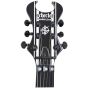 Schecter Synyster Custom-S Guitar Gloss Black Silver Pin Stripes sku number SCHECTER1741