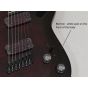 Schecter Omen Elite-7 Multiscale Guitar Black Cherry Burst B-Stock 2682 sku number SCHECTER2462.B2682