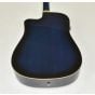 Ibanez PF15ECEWC-TBS PF Series Acoustic Guitar in Transparent Blue Sunburst High Gloss Finish 0573 sku number PF15ECEWCTBS.B 0754-1