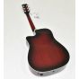 Ibanez PF28ECETRS PF Series Acoustic Guitar in Transparent Red Sunburst 0057 sku number PF28ECETRS.B 0057