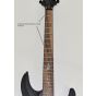 Schecter Damien-6 FR Guitar Satin Black B-Stock 1524 sku number SCHECTER2471.B1524