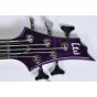 ESP LTD F-155DX Electric Bass in Dark See-Thru Purple B-Stock sku number LF155DXDSTP.B