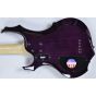 ESP LTD F-155DX Electric Bass in Dark See-Thru Purple B-Stock sku number LF155DXDSTP.B