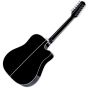 Takamine EF381DX Lefty Dreadnought 12 String Guitar Black sku number JTAKEF381DXLH