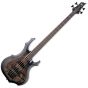 ESP LTD F-4E Electric Bass in Charcoal Burst Satin sku number LF4EBPCHBS