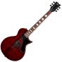 ESP LTD EC-201 Flat Top Guitar See Thru Black Cherry sku number LEC201FTSTBC