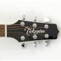 Takamine EF341SC Acoustic Guitar in Black B Stock 0465 sku number JTAKEF341SC-B0465