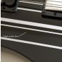 Schecter Synyster Custom-S Guitar Gloss Black Silver Pin Stripes B-Stock 0553 sku number SCHECTER1741-B0553