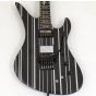 Schecter Synyster Custom-S Guitar Gloss Black Silver Pin Stripes B-Stock 0553 sku number SCHECTER1741-B0553
