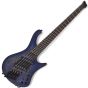 Ibanez EHB1505MS Headless 5 String Bass Pacific Blue Burst Flat B-Stock sku number EHB1505MSPLF-B9932