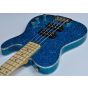 G&L USA ASAT Tom Hamilton Electric Bass in Turquoise Metal Flake sku number 107775