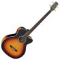 Takamine GB72CE-BSB G-Series Acoustic Electric Bass in Brown Sunburst Finish sku number TAKGB72CEBSB