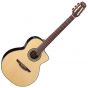 Takamine TC135SC Classical Acoustic Electric Guitar in Natural Gloss Finish sku number TAKTC135SC
