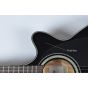 Takamine GF30CE-BLK Cutaway Acoustic Electric Guitar in Black Finish B-Stock CC130614201 sku number TAKGF30CEBLK.B 4201