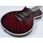 ESP LTD EC-1000 STBC Lefty Guitar in See Thru Black Cherry B-Stock sku number LEC1000STBCLH.B