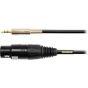 Mogami Gold XLRF Mini Cable 18 in. sku number GOLD-XLRF-MINI-018