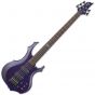 ESP LTD F-155DX Electric Bass in Dark See-Thru Purple sku number LF155DXDSTP