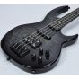 ESP LTD BB-1004QM Bunny Brunel Electric Bass in See Thru Black sku number LBB1004QMSTBLKSB