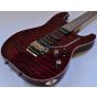 Schecter Contoured Exotic Top USA Custom Shop Electric Guitar Black Cherry sku number SCHECTERCETQMBCH