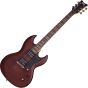 Schecter S-II Omen Electric Guitar in Walnut Satin Finish sku number SCHECTER2058