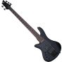 Schecter Stiletto Stealth-5 Left-Handed Electric Bass Satin Black sku number SCHECTER2527