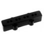 Seymour Duncan Replacement Neck Pickup Cover For Jazz Bass (Black) sku number 11800-05-Nk