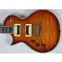 ESP LTD Deluxe EC-1000FM Lefty Electric Guitar in Amber Sunburst B-Stock sku number LEC1000ASBLH.B