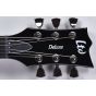 ESP LTD Deluxe EC-1000 Electric Guitar in Satin Black with Gloss Stripe sku number LXEC1000BLKSGS