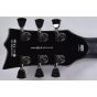 ESP LTD Deluxe EC-1000 Electric Guitar in Satin Black with Gloss Stripe sku number LXEC1000BLKSGS