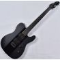 ESP LTD Deluxe TE-1000 Electric Guitar in Satin Black with Gloss Stripe sku number LXTE1000BLKSGS