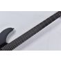 ESP LTD Deluxe M-1000 Electric Guitar in Satin Black with Gloss Stripe sku number LXM1000BLKSGS