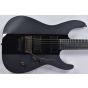 ESP LTD Deluxe M-1000 Electric Guitar in Satin Black with Gloss Stripe sku number LXM1000BLKSGS