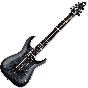 ESP LTD BS-7B Ben Savage 7 strings Baritone Electric Guitar B-Stock sku number LBS7BQMSTBLKSB.B