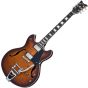 Schecter Corsair Custom Semi-Hollow Electric Guitar in Vintage Sunburst Pearl Finish sku number SCHECTER1868