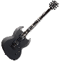 ESP E-II Viper Baritone Electric Guitar in Charcoal Metallic Satin sku number EIIVIPERBCHMS