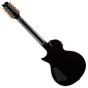 ESP LTD TL-12 12-String Acoustic Electric Guitar in Black Finish sku number LTL12BLK