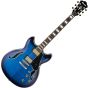 Ibanez Artcore Expressionist AS93 Hollow Body Electric Guitar Blue Sunburst sku number AS93BLS