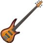 Ibanez SR Standard SR375EF Fretless 5 String Electric Bass Brown Burst sku number SR375EFBBT