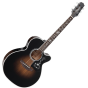Takamine EF450C-TT NEX Acoustic Guitar Transparent Black Burst sku number TAKEF450CTTBB
