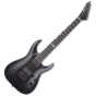 ESP E-II Horizon NT-7B Hipshot 7 String Baritone Electric Guitar Black Satin sku number EIIHORNT7BHSBLKS