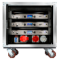 Crown Audio Vrack 1200HD Loaded Amplifier Rack sku number GIT12HDVRACK