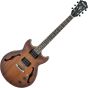 Ibanez Artcore AM53 Hollow Body Electric Guitar Tobacco Flat sku number AM53TF