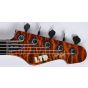 ESP LTD BB-1005FL QM Fretless Bunny Brunel Electric Bass in Burnt sku number LBB1005FLQMBOR