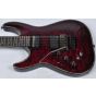 Schecter Hellraiser C-1 FR Sustainiac Left Handed Electric Guitar Black Cherry sku number SCHECTER1828