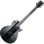 ESP LTD Deluxe EC-1000 Prototype Electric Guitar Satin Black with Gloss Stripe sku number LXEC1000BLKSGS.P 0689